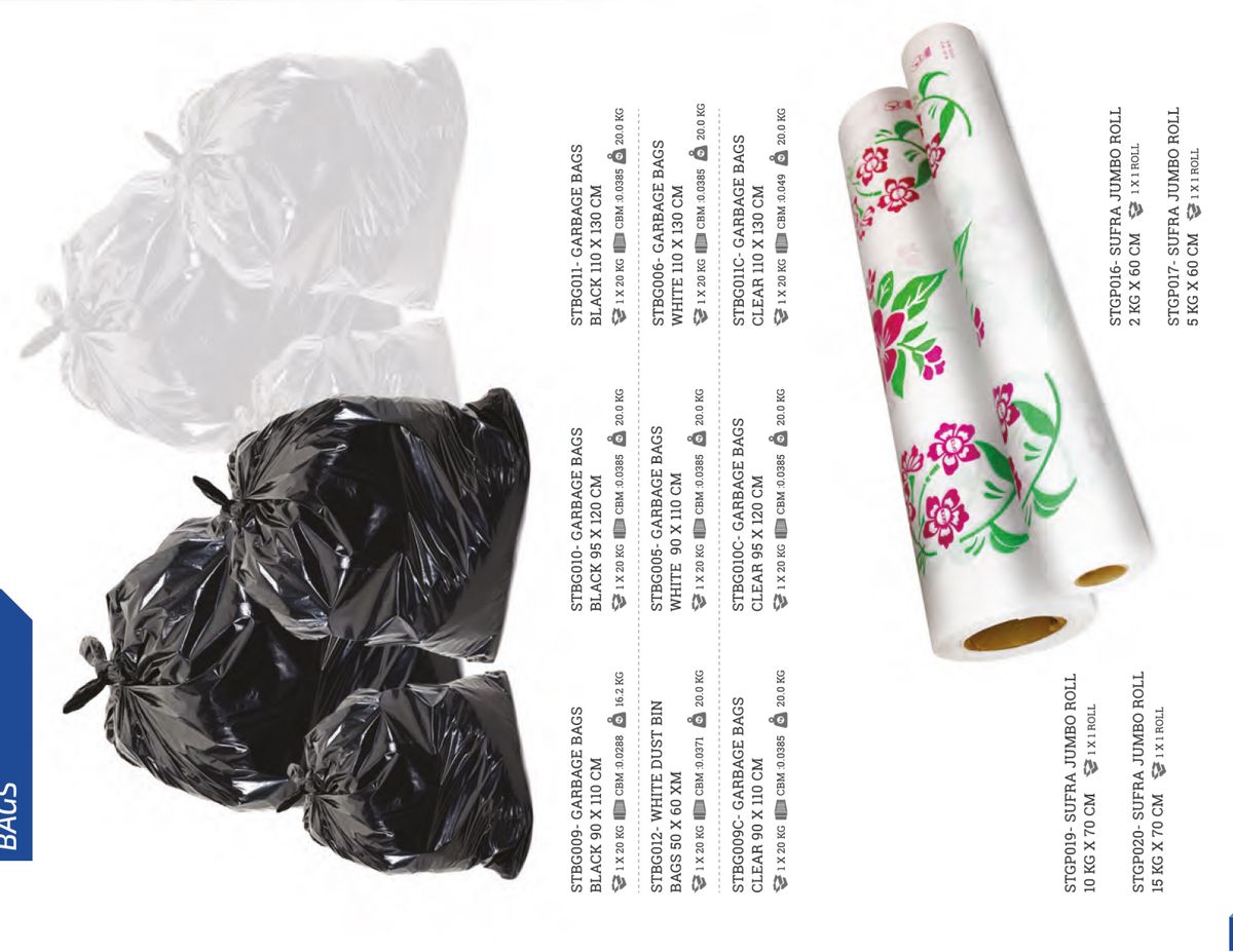 Garbage & Bin Bags — In Use