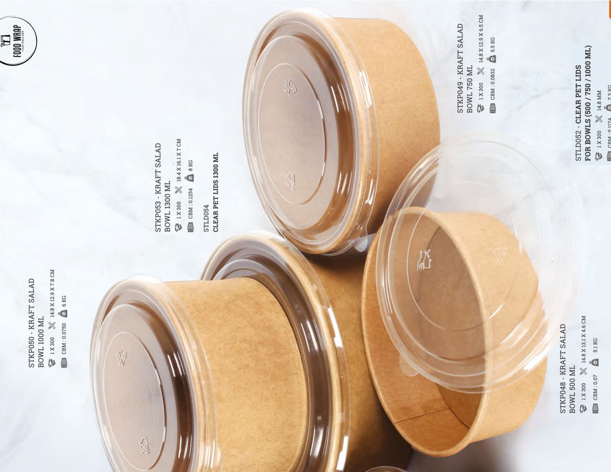 Kraft Salad Rectangle Tubs — Product Range