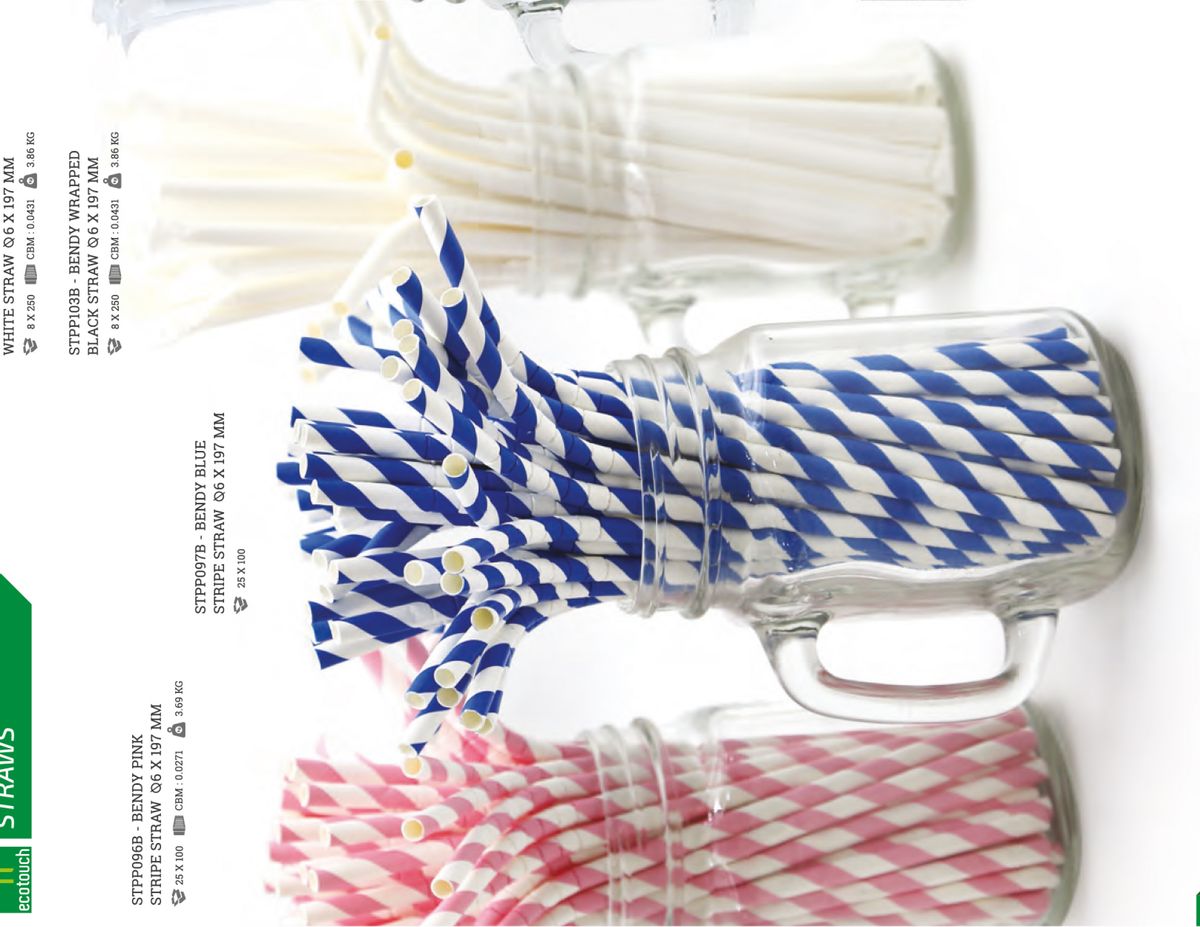 Paper Straws — In Use