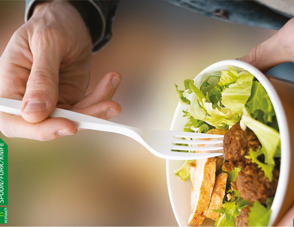 PLA Compostable Containers — In Use