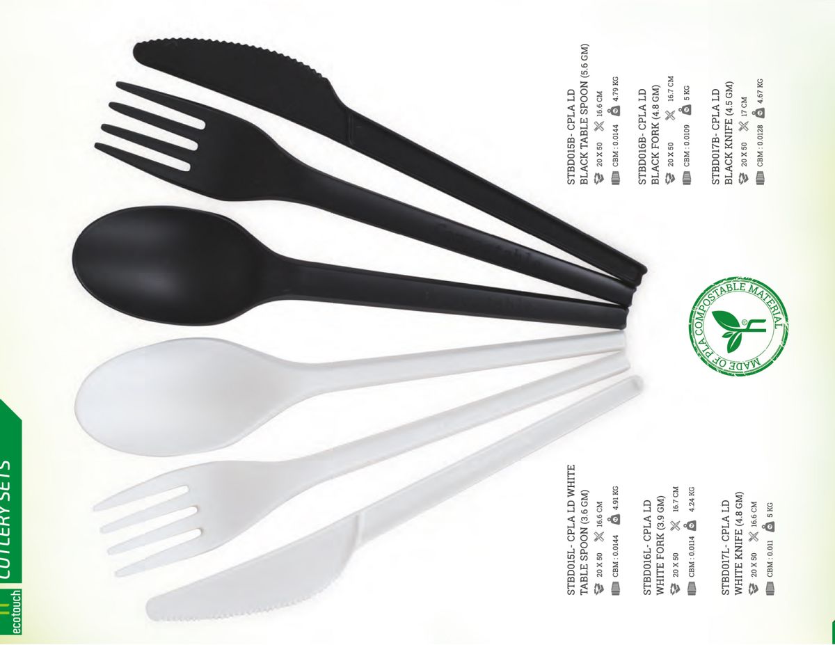 PLA Compostable Containers — In Use
