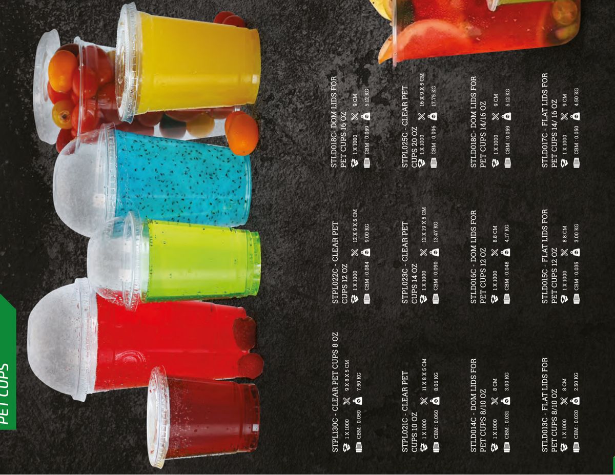 Plastic Dessert Cups — In Use