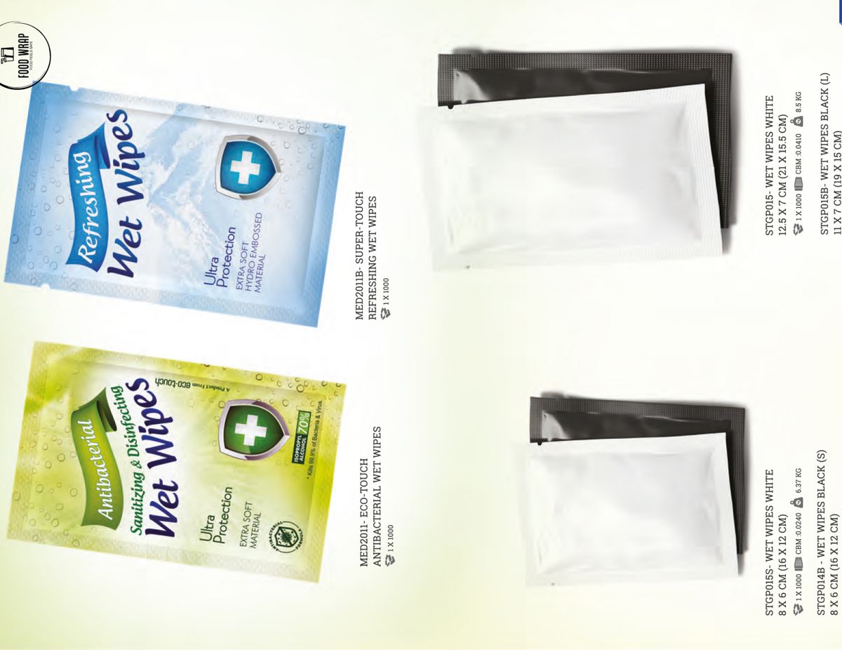 Wet Wipes & Maxi Rolls — Product Range