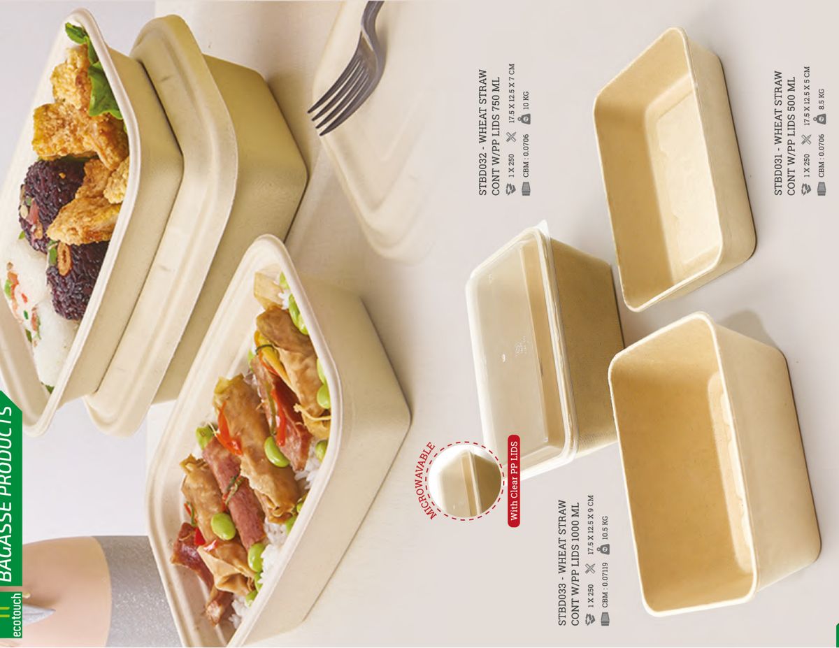 Wheat Straw and Bagasse Products — In Use
