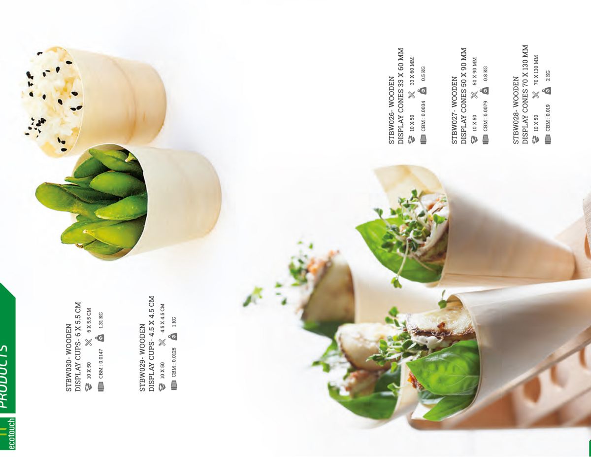 Wooden Cutlery and Serveware — In Use