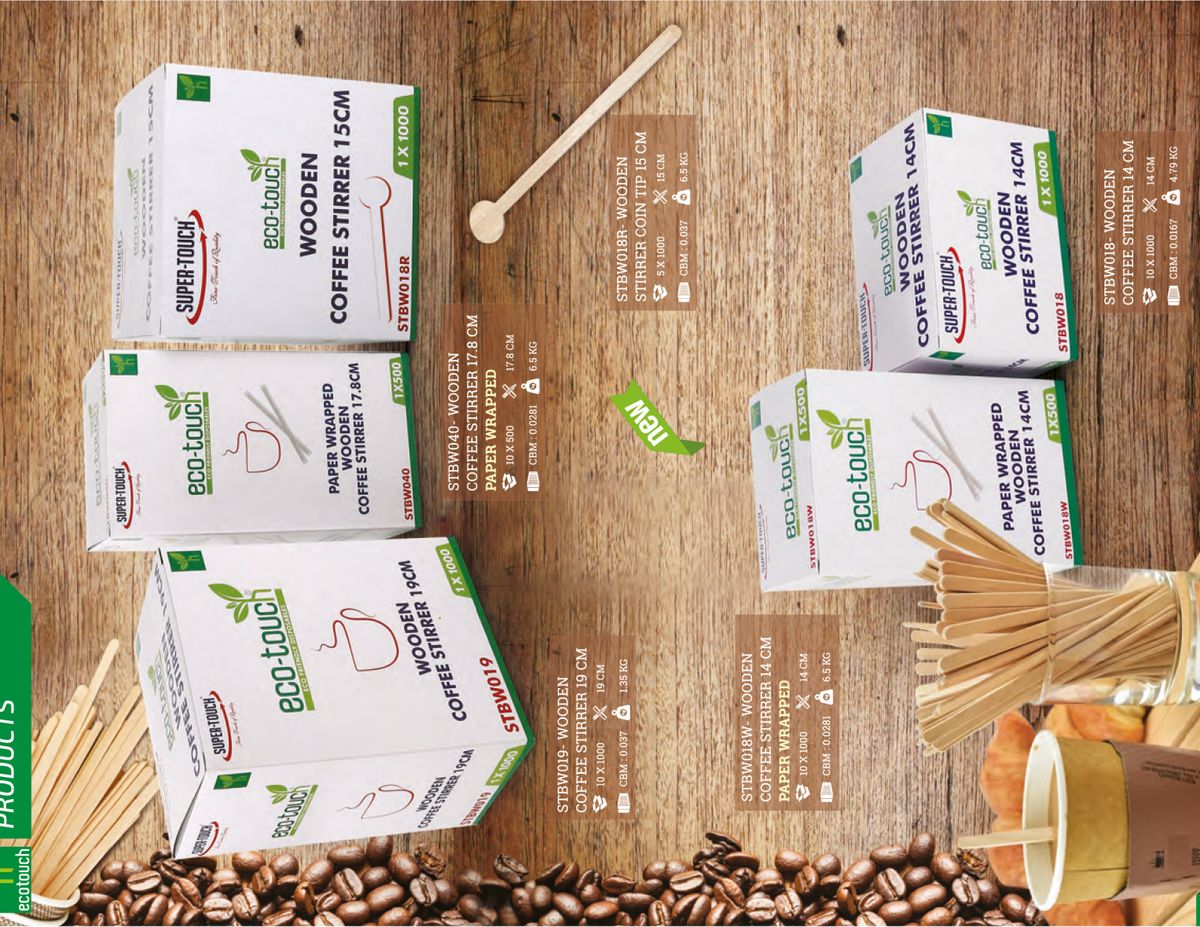 Wooden Cutlery and Serveware — In Use