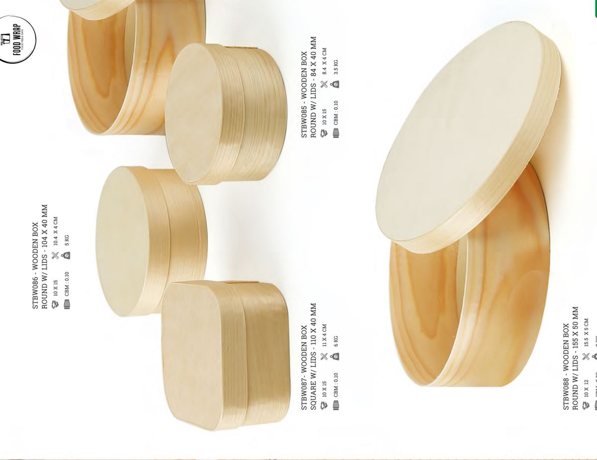 Wooden Cutlery and Serveware — Product Range